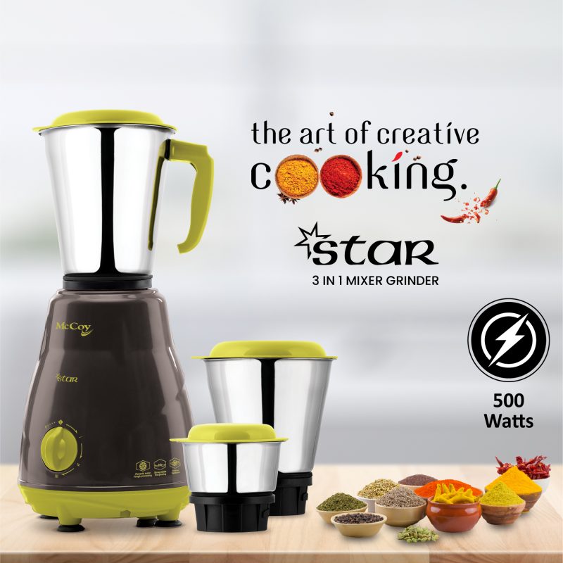 McCoy Mixer GrinderStar McCoy Appliances India