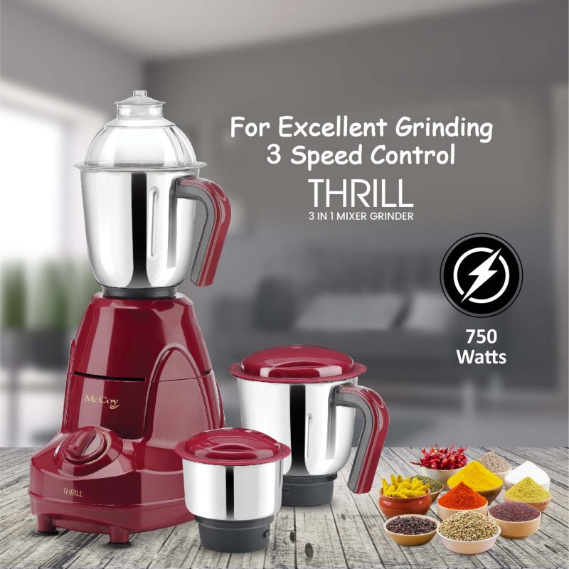 McCoy Mixer Grinder Thrill McCoy Appliances India