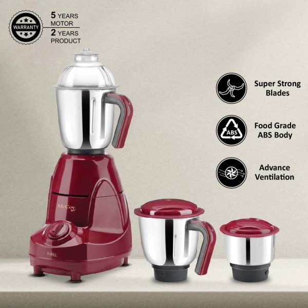 McCoy Mixer Grinder Thrill McCoy Appliances India