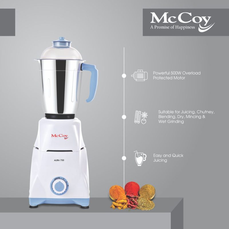 McCoy Mixer GrinderAURA McCoy Appliances India