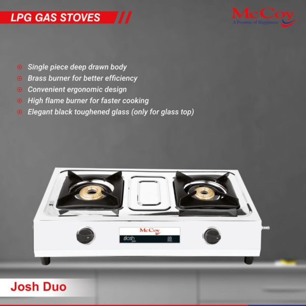 McCoy Gas Stove Josh Duo McCoy Appliances India