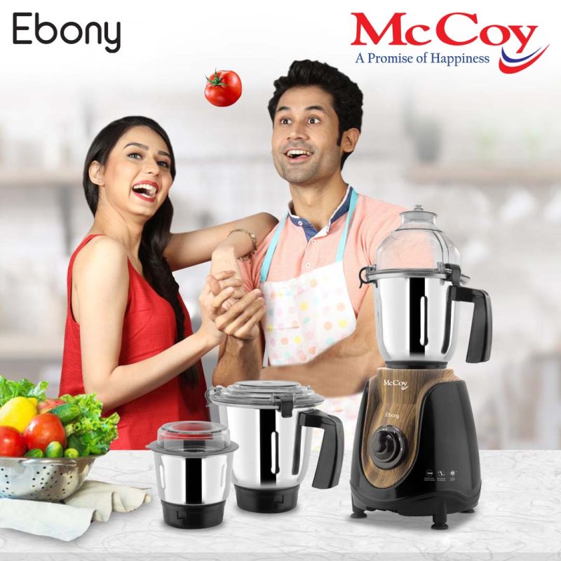 McCoy Mixer Grinder Ebony BLK McCoy Appliances India