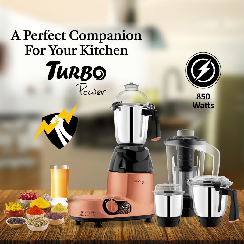 Turbo Power Mixer Grinder McCoy Appliances India